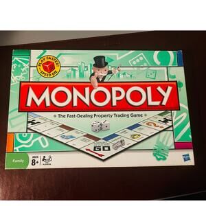 MONOPOLY Fast Dealing Property Trading Game Play Faster With Speed Die 2008